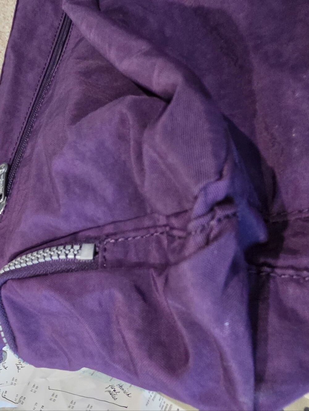 Kipling Deep Purple Gabbie Crossbody Bag with Monkey Charm - Picture 11 of 16